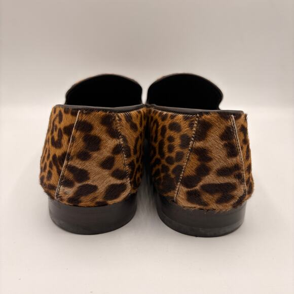 YVES SAINT LAURENT Smoky Loafers Leopard Calf Hair Sz 43/US 10 $895 main image 12